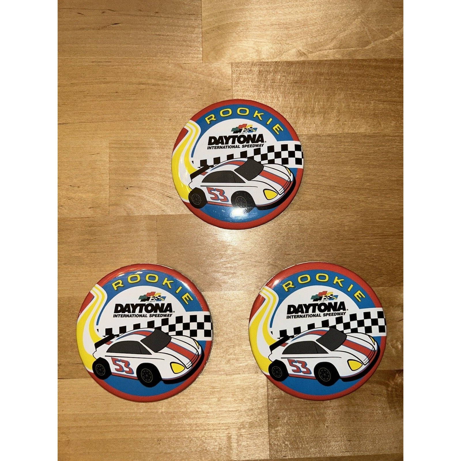 Daytona International Speedway Nascar Rookie Buttons Daytona International Speedway Nascar Rookie Buttons